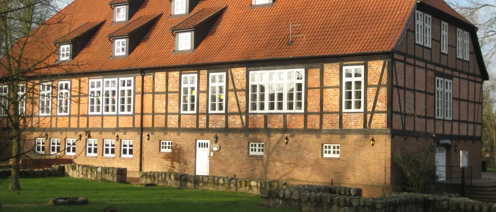 Ehemaliger Amtshof auf dem Klostergelände in Harsefeld im Landkreis Stade