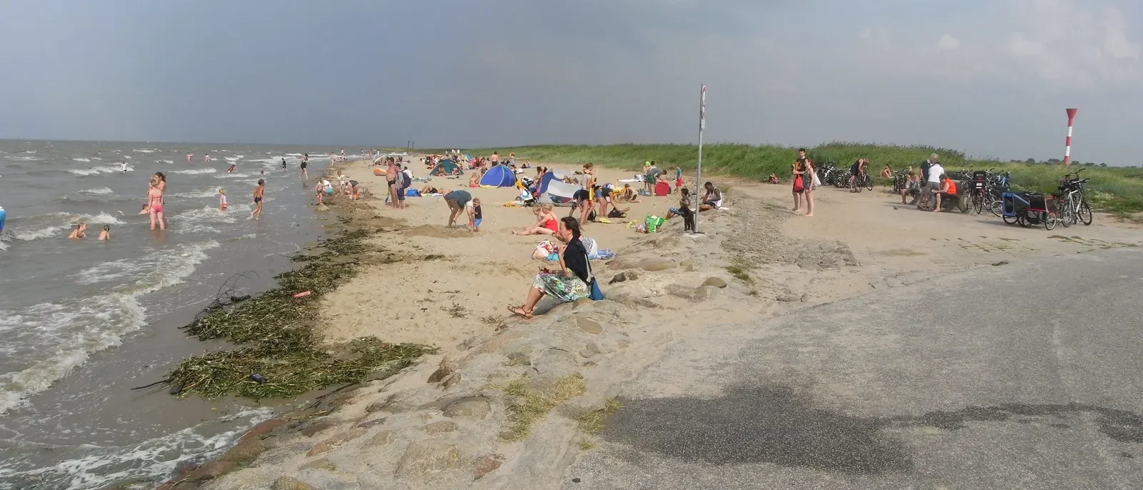 Elbstrand bei Otterndorf im Landkreis Cuxhaven