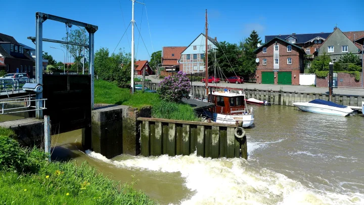 Hafenpriel in Freiburg an der Elbe im Landkreis Stade