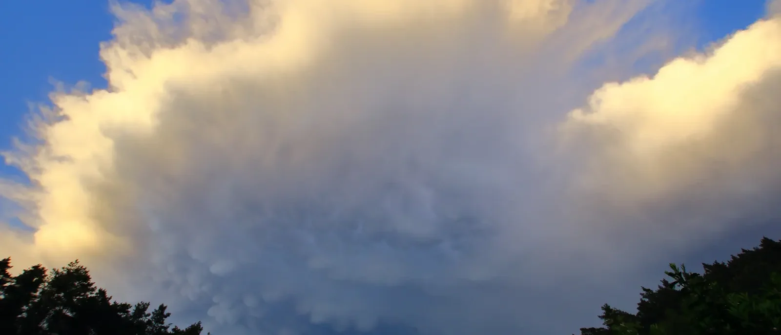 Wolkenbild über dem Biosphärenreservat Elbtalaue