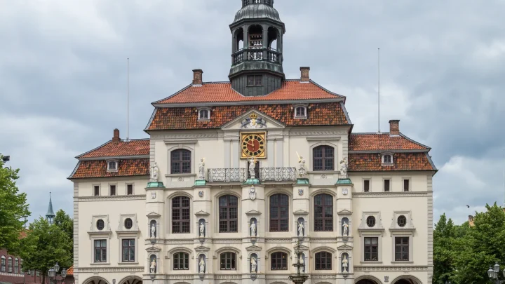 Marktfassade des Rathauses in Lüneburg
